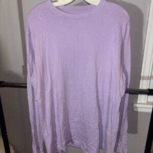 American Eagle Outfitters Purple Long Sleeve Top